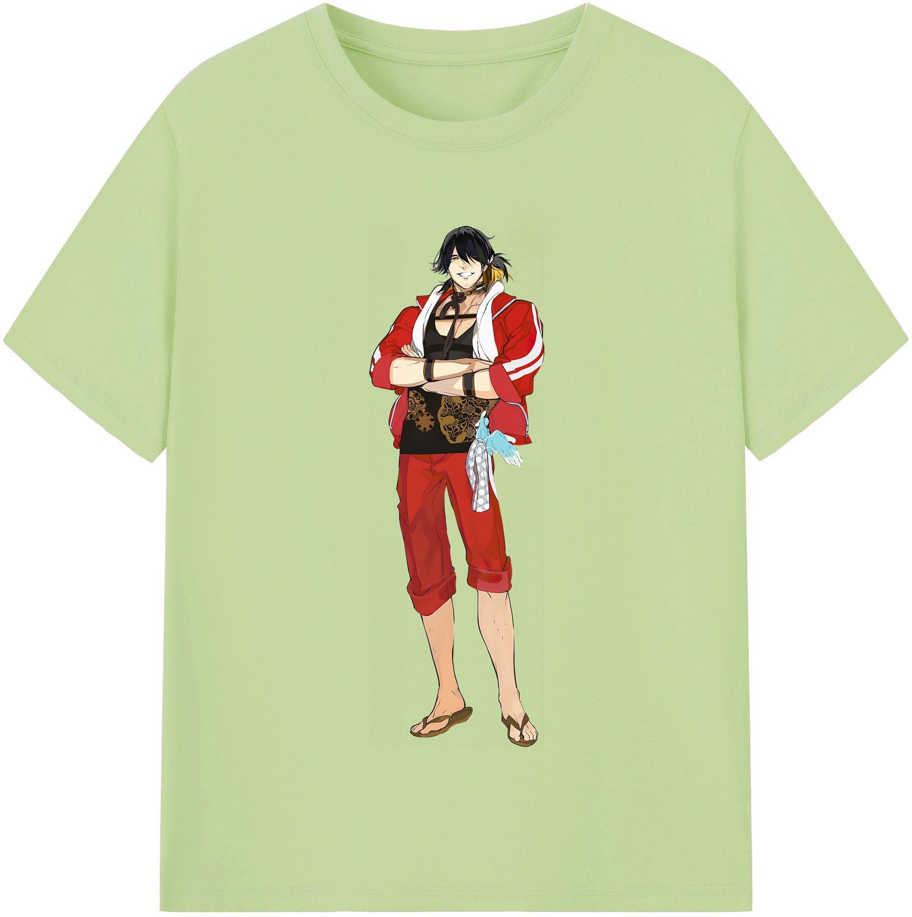 （画像用） 刀剣乱舞 Touken Ranbu 綿100％半袖Tシャツ（フロントプリント）